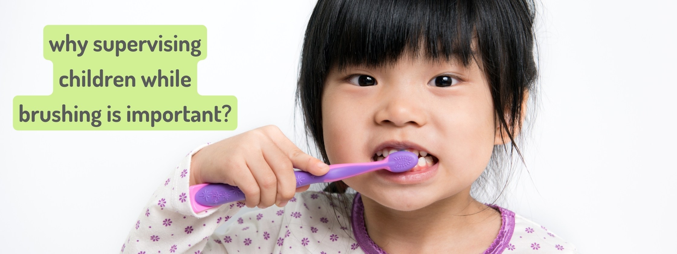 children brushing