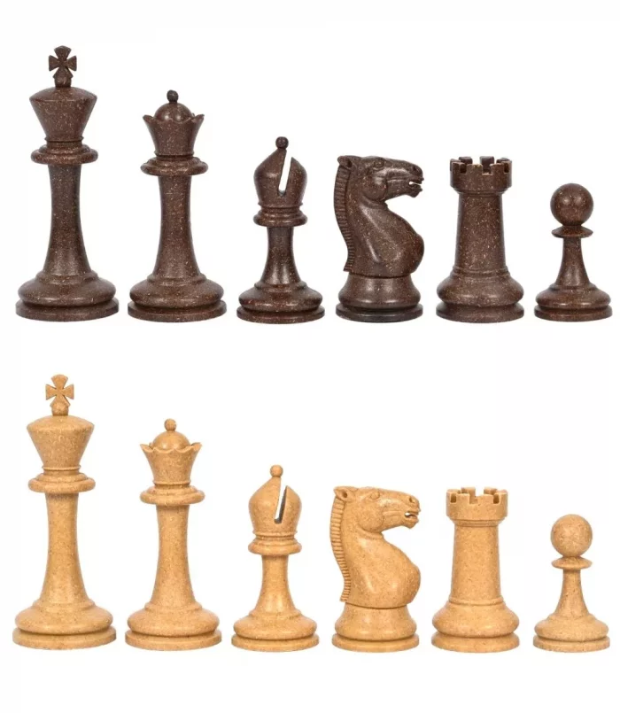 Scholastic chess set with folding chess board