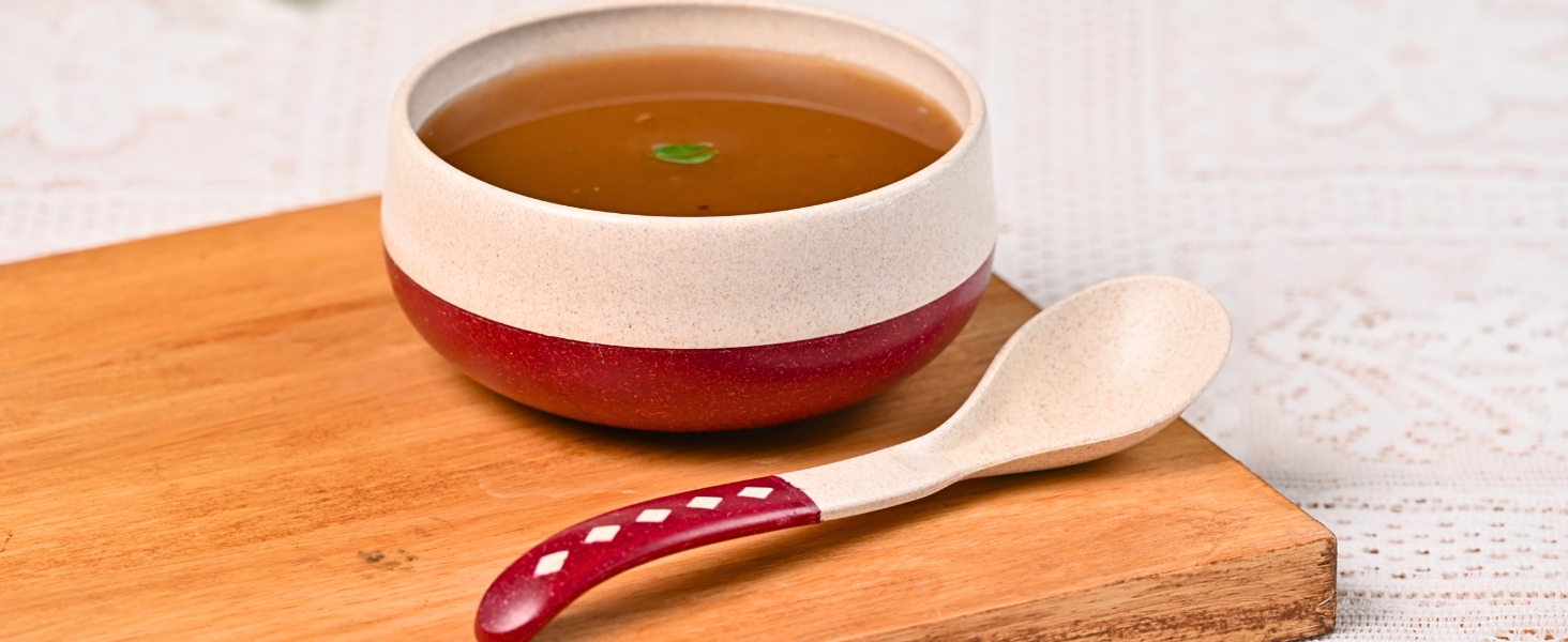 Eha Soup bowl set with spoon for everyday use