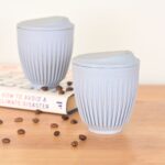 Retro Cup 250 ml | Set of 2 | Earth Friendly Unbreakable Cups Made with Rice Husk & Bamboo Fibers | Microwave Safe Cups | For Hot & Cold Servings