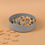 Maze Slow Feeding Pet Bowls 400 ml | Eco friendly Unbreakable Bowls Made with Bamboo Fibers & Rice Husk Fiber | Microwave Safe and Pet Safe bowls| for Hot & Cold servings