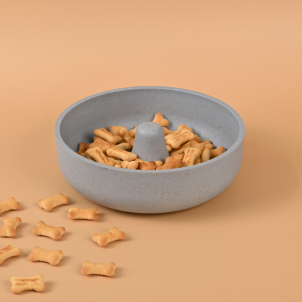 EcoSteel 2-in-1 Feeding Pet Bowls | 750 ml | Eco friendly For Dogs, Cats & Pets | Made of Rice Husk & Bamboo Biocomposites