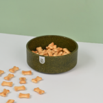 Green Paws Pet Bowl 650 ml |Earth friendly Unbreakable Bowls Made with Bamboo Fibers & Rice Husk Fiber | Microwave Safe and Pet Safe bowls| for Hot & Cold servings