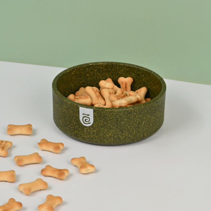 Green Paws Pet Bowl 650 ml |Earth friendly Unbreakable Bowls Made with Bamboo Fibers & Rice Husk Fiber | Microwave Safe and Pet Safe bowls| for Hot & Cold servings