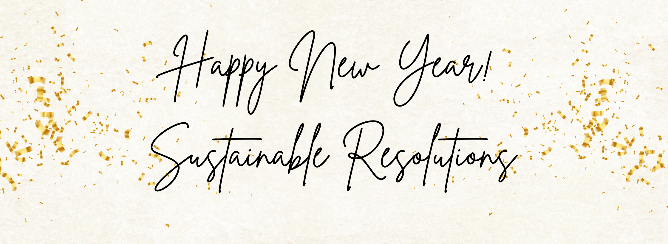 New year, 2025, sustainable resolutions