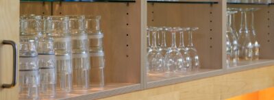 antique glassware, damage-free glassware, glassware storage