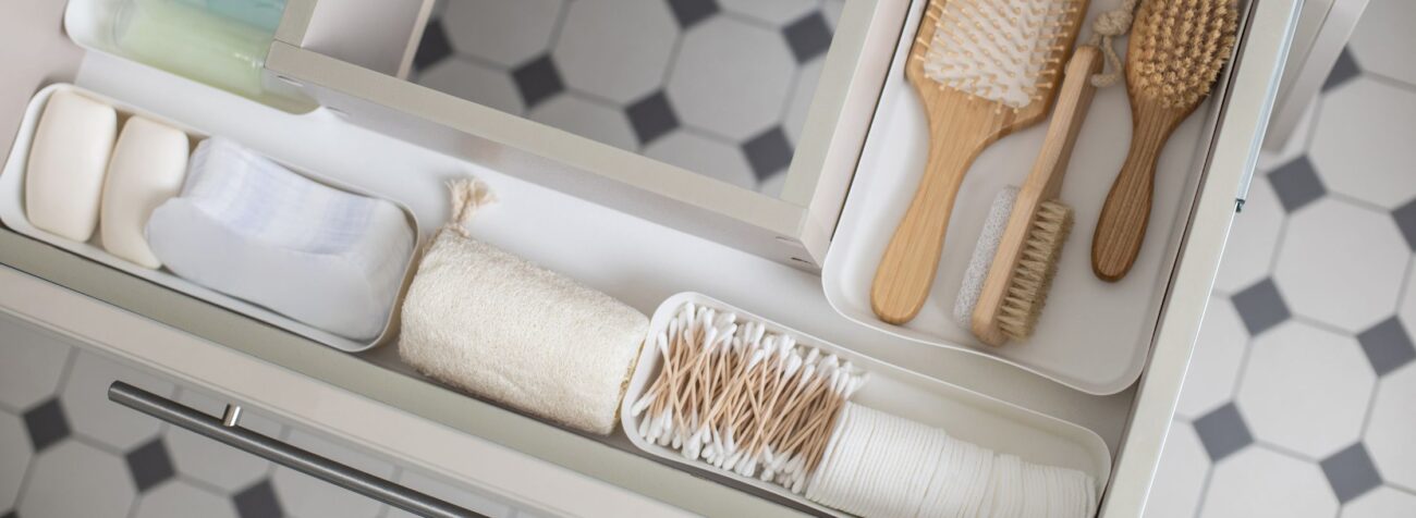 bathroom organisers, organiser tray, bathroom organiser for counter