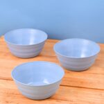 Earth Friendly Bloom Bowl for Serving | Set of 3 | 1200 ml | Bowls Made with Rice Husk Biocomposite | Microwave Safe Bowl Set ( Reheat ) | Bowls for Snacks - Image 5
