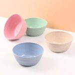 Earth Friendly Bloom Bowl for Serving | Set of 4 | 600 ml | Bowls Made with Rice Husk Biocomposite| Microwave Safe Bowl Set ( Reheat ) | Bowls for Snacks - Image 2