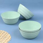 Earth Friendly Bloom Bowl  for Serving | Set of 4 | 600 ml |Bowls Made with Rice Husk Biocomposite| Microwave Safe Bowl Set ( Reheat ) | Bowls for Snacks - Image 2
