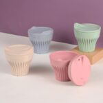 Earth Friendly Rafter Coffee Mug with Lid | Set of 4 | 175 ml | Tea Cup Set | Made with Rice Husk | Microwave Safe Mugs for Gifting - Image 12