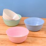 Earth Friendly Bloom Bowl for Serving | Set of 4 | 1200 ml | Bowls Made with Rice Husk Biocomposite| Microwave Safe Bowl Set ( Reheat ) | Bowls for Snacks - Image 2