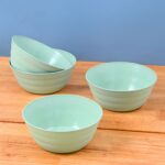 Earth Friendly Bloom Bowl for Serving | Set of 4 | 1200 ml | Bowls Made with Rice Husk Biocomposite| Microwave Safe Bowl Set ( Reheat ) | Bowls for Snacks - Image 6