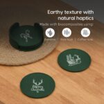 Earth Friendly Dockie Stand & Printed Coasters Set of 6 | Christmas Gifting | Coasters for Dining Table for Hot Pots | Made with Rice Husk Biocomposite | Must-have Christmas picks - Image 8