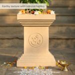 Earth-Friendly Plant Pot Set for Home Big Size | 20 inch & 8 inch, Pack of 2 | Pots Made with Rice Husk & Bamboo Biocomposite | UV Protected Plant Pots | Tulasi Kota Set - Image 4